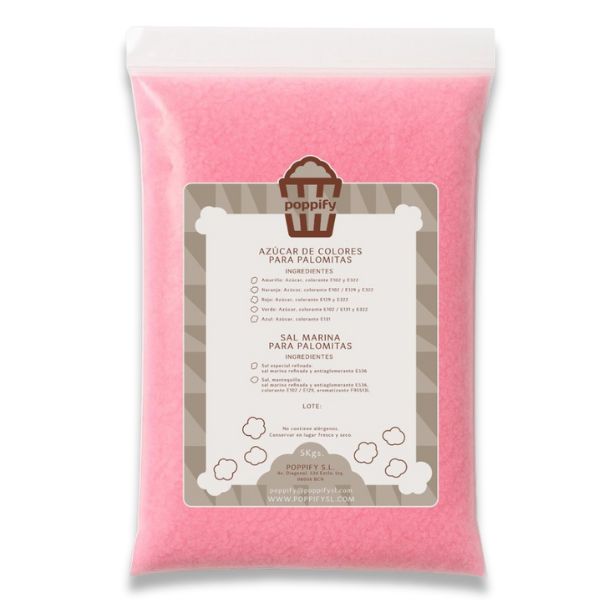 Azúcar rosa para palomitas-Poppify